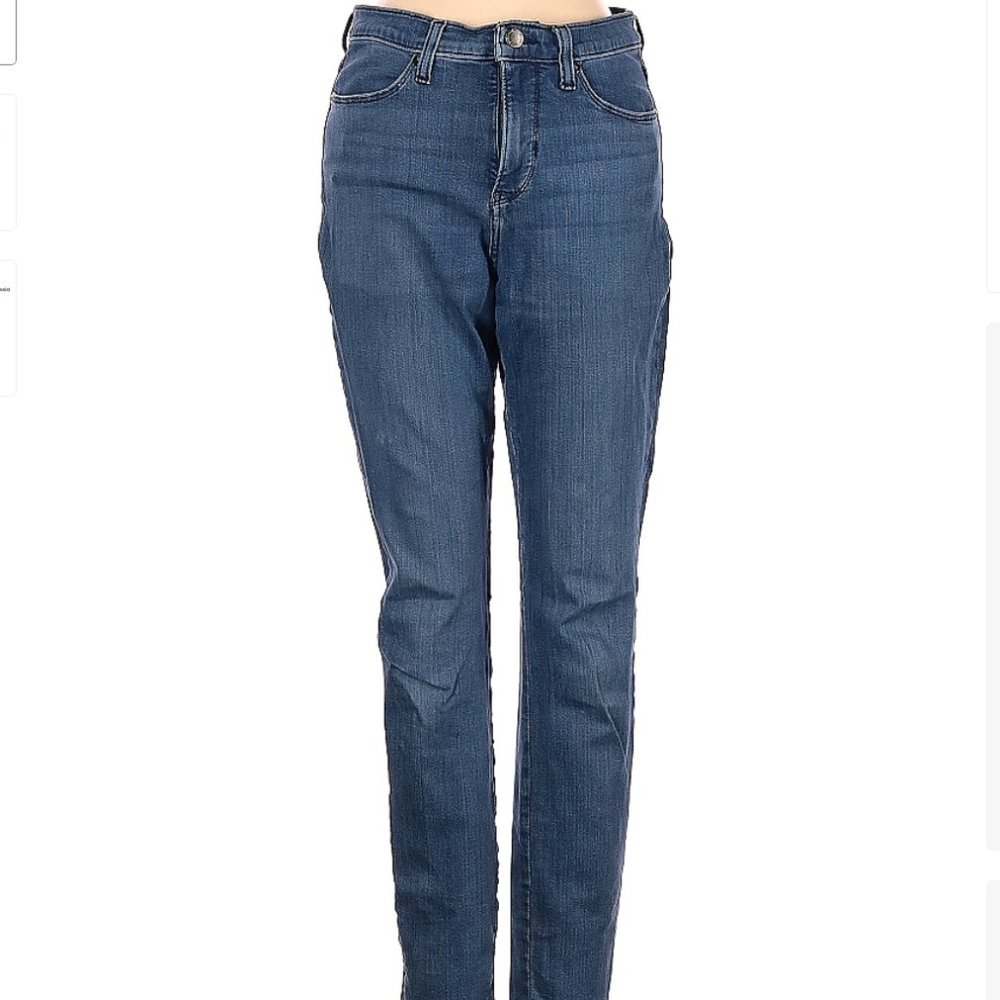 BANANA REPUBLIC Modal blue jean denim pants size 26 ankle zip